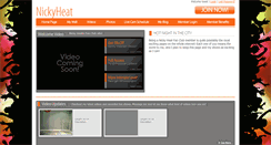 Desktop Screenshot of nickyheat.com
